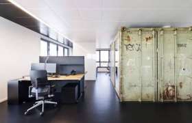 未來(lái)現(xiàn)代感—合肥地產(chǎn)開(kāi)發(fā)辦公室裝修設(shè)計(jì)